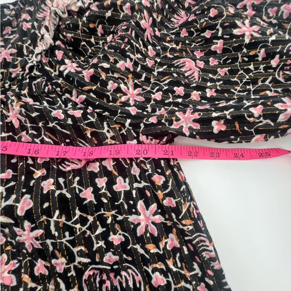 Cleobella Brynlee Long Sleeve Organic Cotton Print Multicolor Women’s Size M - Picture 6 of 8